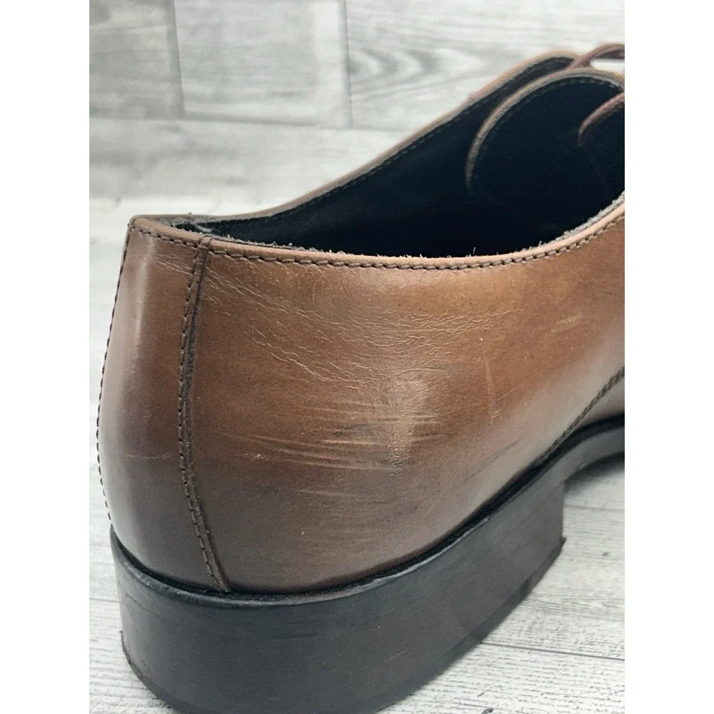 To Boot New‎ York Adam Derrick Oxford Dress Shoes Brown Leather Size 10M